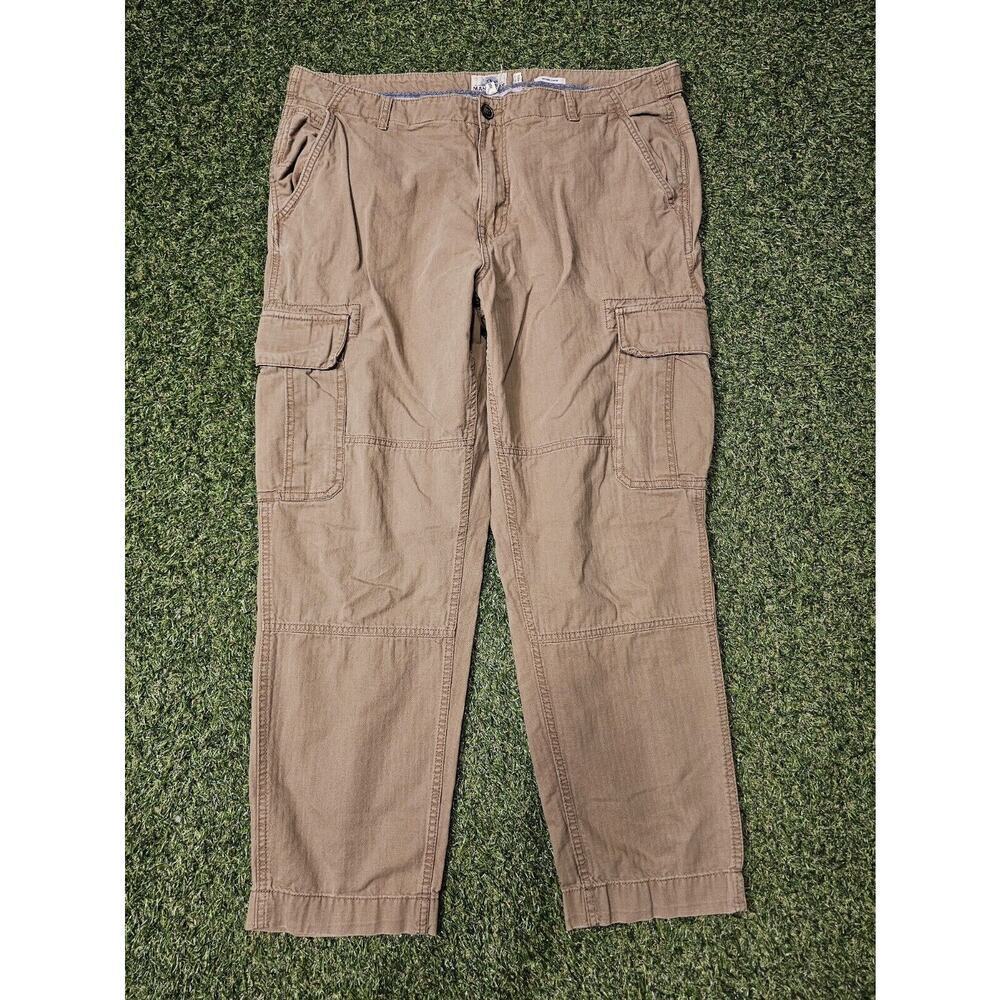 MANTARAY Brown Beige Mens Cargo Pants 40R Regular Straight Fit